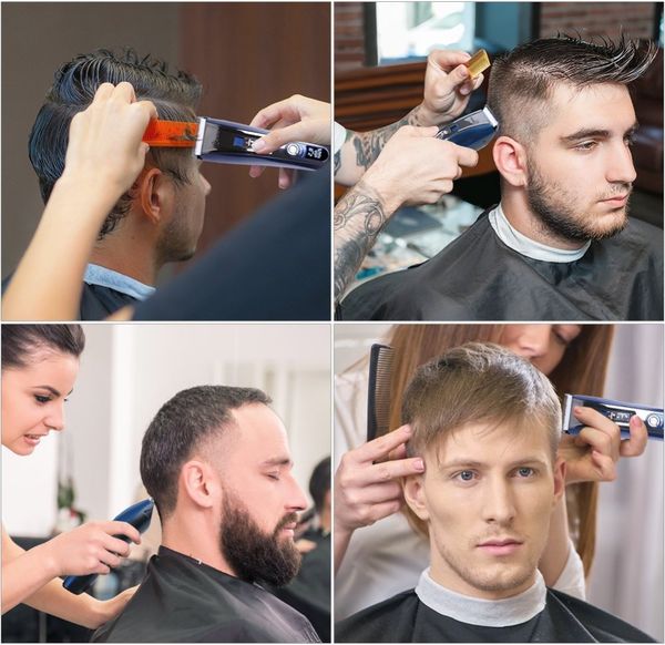 

hair cutting barber hair clipper professional electric trimmer beard trimer men cordless electric cutter cutting machine cut