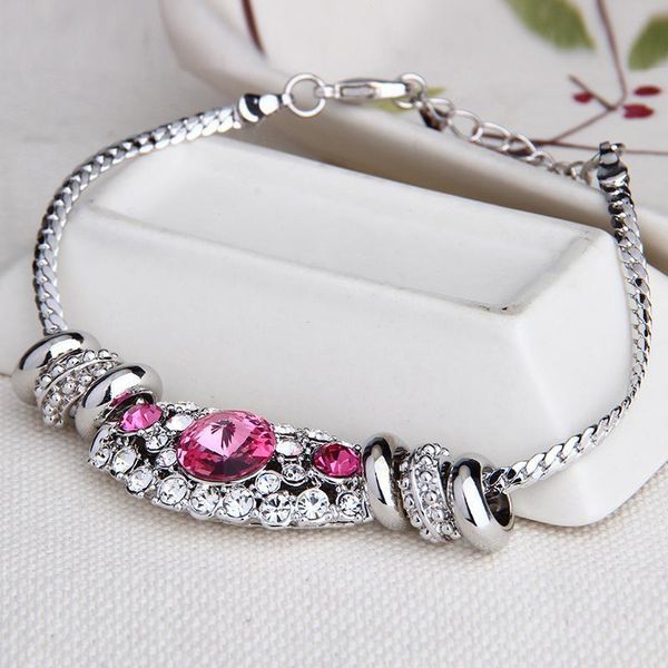 

женщины lady браслет-цепочка регулируемое подарка ювелирных изделий украшения charm для партии hh88, Black