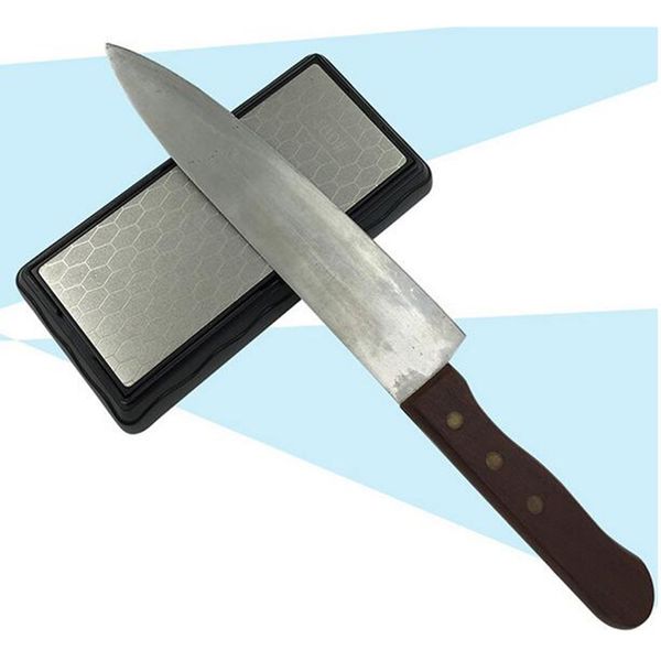 

diamond 400/1000# 600/1200# grit double sided sharpening kitchen sharpener