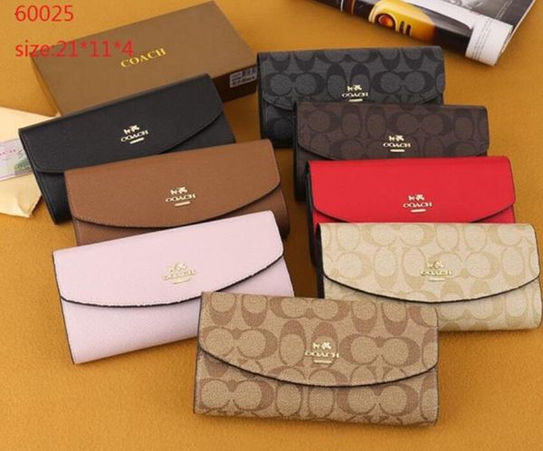 

2020 новый европейский и американский длинный бумажник тренер женская мода пряжки нескольких карт большой емкости телефона бумажника