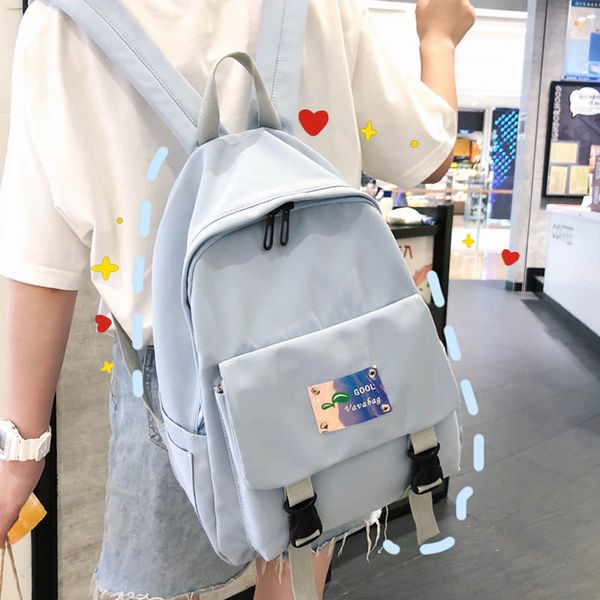 

cool backpack women school bags for teenage girls college student bagpack oxford lightweight junior high school back pack female