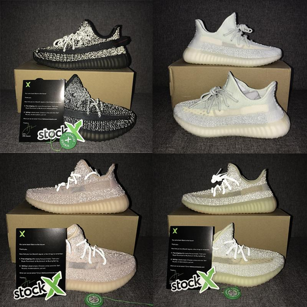 

Lundmark Светоотражающего Kanye West Роскошной обувь GID Green Мужчины Женщина Конструкторы Повседневная обувь V2 Облака Белых Черные Статические Полные Светоотражающих Snea4f2a #