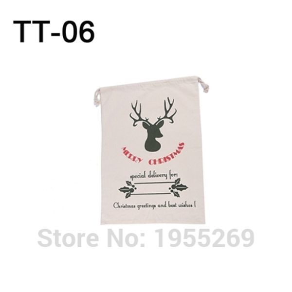 

christmas present bags 30pcs/lot customized santa sacks drawstring canvas bags large santa claus home decorations kids bag