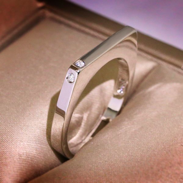 

геометрические polygon кристалл обручальные кольца для женщин 925 silver yellow rose gold малый циркон камень stacking кольца простые ювелир, Slivery;golden