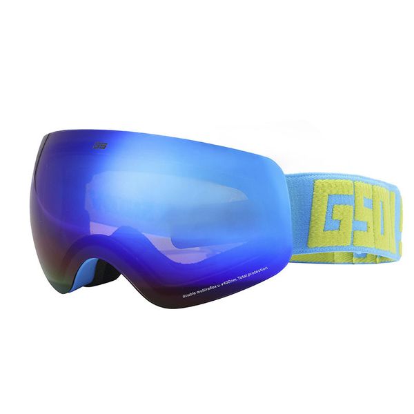 

genuine children ski goggles double anti fog anti uv children large spherical cocker glasses
