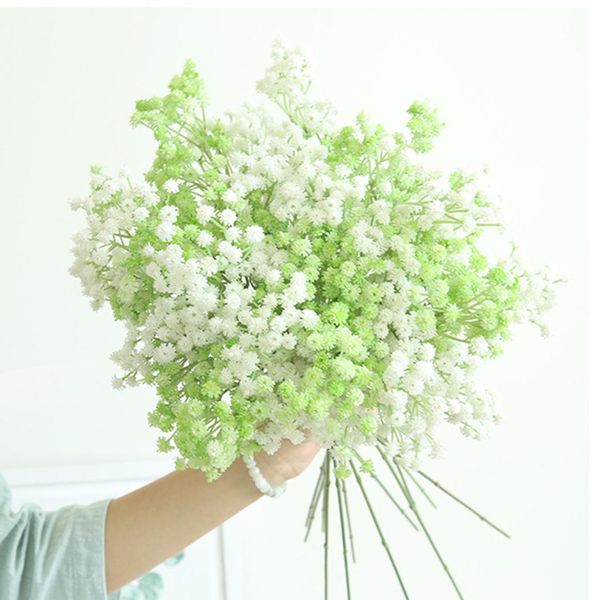 

artificial flowers 1 pc fake flowers simulation gypsophila soft glue flores wedding party valentine's day home decoration