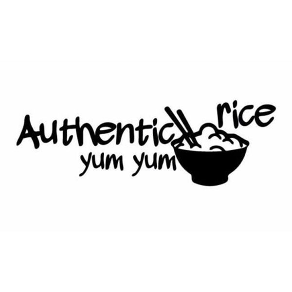 

18*6cm authentic rice power jdm funny cute sticker vinyl decal funny car window bumper novelty jdm drift vinyl decal sticker