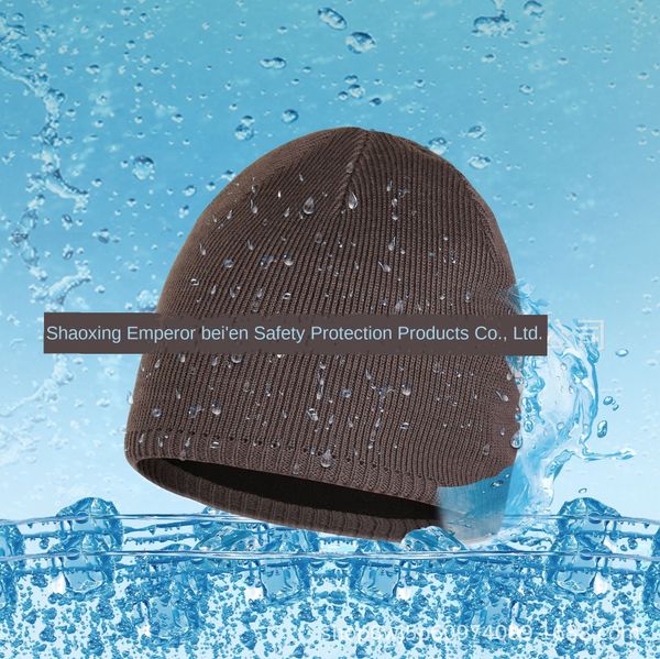 

knitted multi-function wool wool outdoor waterproof warm night running reflective hat blue-tooth hat, Blue;gray