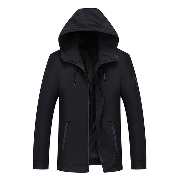 

hooded autumn trend slim fit handsome jacket on clothes casual jacket jg 9042, Black;brown