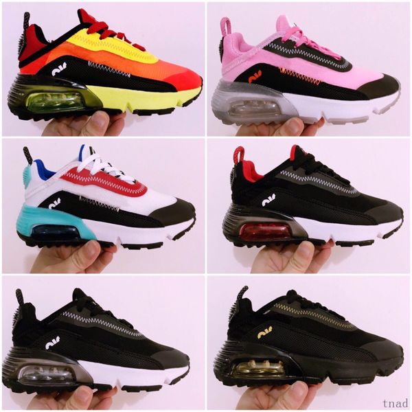 

nike air max vapormax 2090 дешевые продажа детские кроссовки обуви для детей спорт chaussures налейте enfants кроссовки для новорожденных де, Black