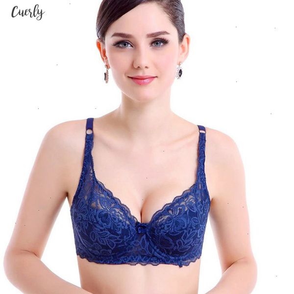 

women underwire padded up embroidery lace bra 32 40b brassiere bra push up bras qs drop shipping, Red;black