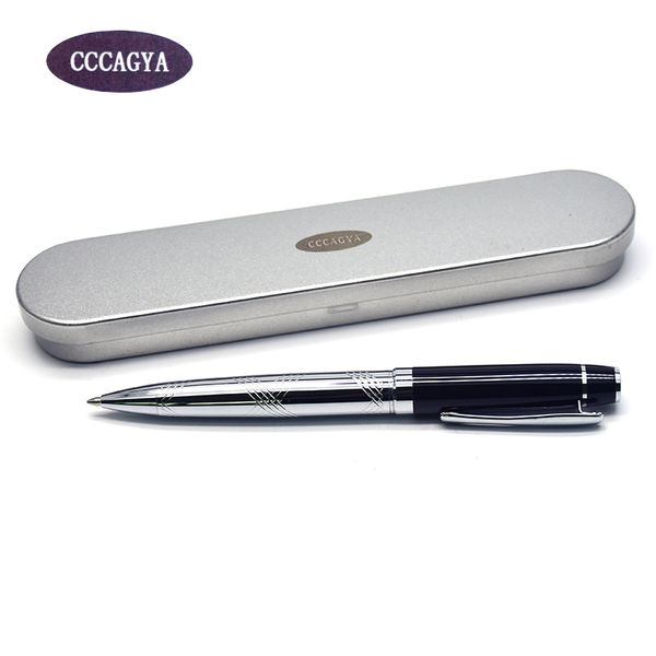 

cccagya a002 carved metal ballpoint pen. pencils studying office school students gift pen & l business writing supplies, Blue;orange