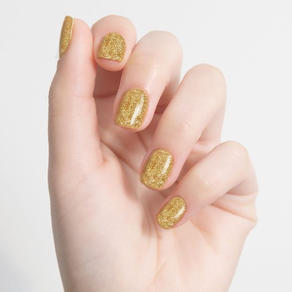 

1 pcs sequin uv led gel polish soak off nail art golden uv gel varnish cd88