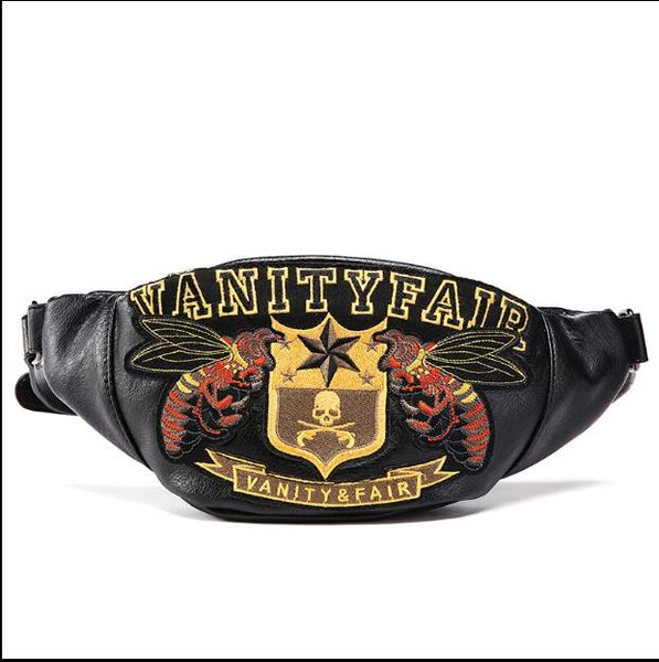 

designer chest bag pocket youth bags fashion men women backpack small chest bag tide bag embroidery bee brand vanity fair package