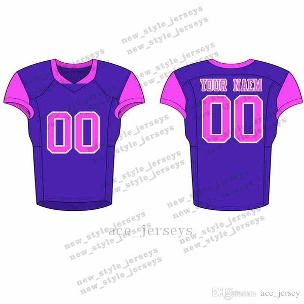 

25men 2019 youth football jerseys army green wine red embroidery logos stitched custom any name any number jerseys, Black;red