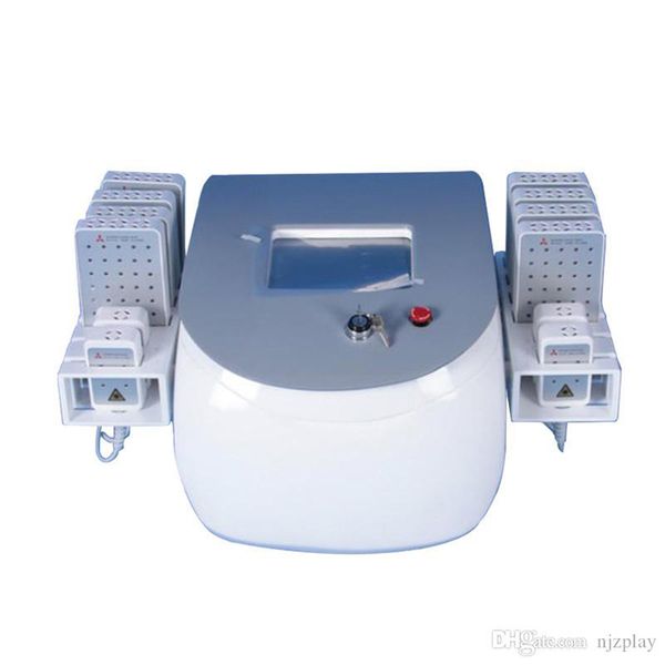 

lipo laser machine 650nm 980nm with 12 pads non invasive lipo light lipolaser slimming machine fat burning lipolaser machine, Black
