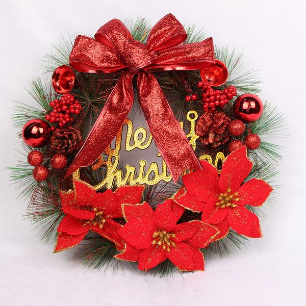 2019 Christmas Decorations Hotel Decorated With 30cm 40cm 50cm Wreath Door Frame Window Pendants From Lipo2018 8 71 Dhgate Com