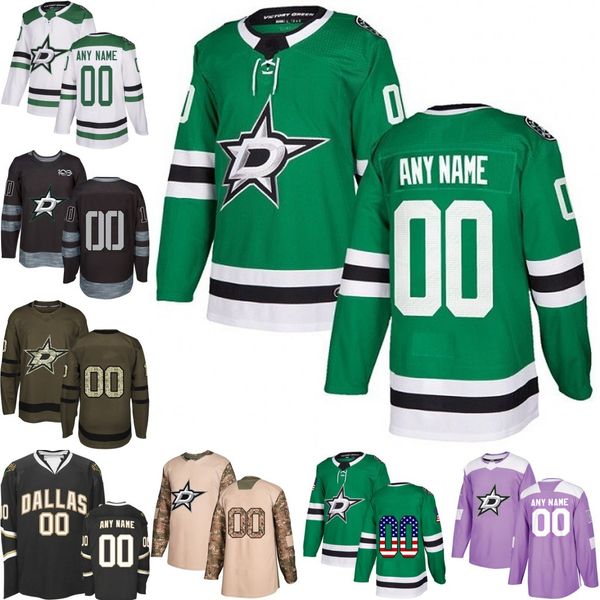 

custom mens women youth dallas stars 9 taylor hall 14 jamie benn 91 tyler seguin hockey jerseys stitched s-3xl, Black;red
