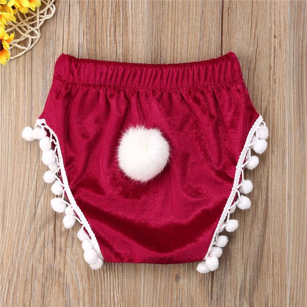 

ребенок младенец девочка бархатный кролик хвост блумер шорты bottoms твердые девушки симпатичные, Black