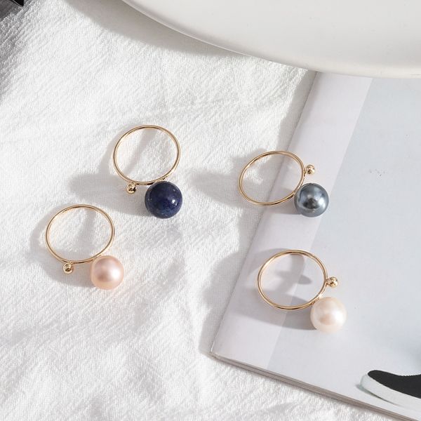 

round white blue pink ball rings fashion inner dia 1.7cm brincos pendientes jewelry for women, Golden;silver