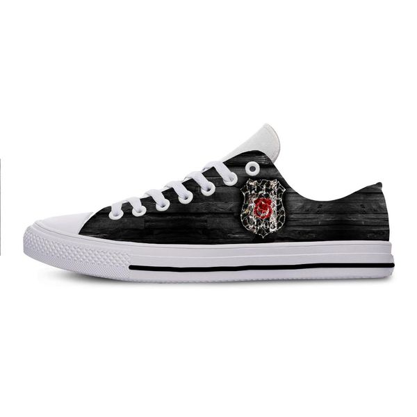 

2019 fashion breathable walking sneakers besiktas 3d printed casual lightweight comfortable shoes, Black