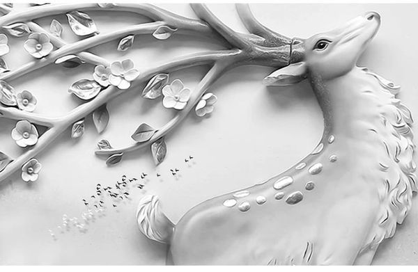 

3d wallpapers three-dimensional relief personalized european-style tv background wall relief wallpapers