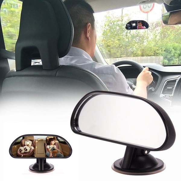 

adjustable rearview mirror back seat baby car interior abs wide angle suction cup 360 rotating accessories safety observation