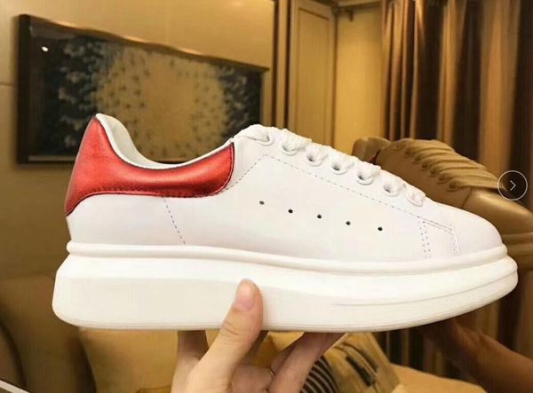 

print designer shoes grey white ace embroidered mens & women genuine leather designer sneakers casual shoes 100396, Black