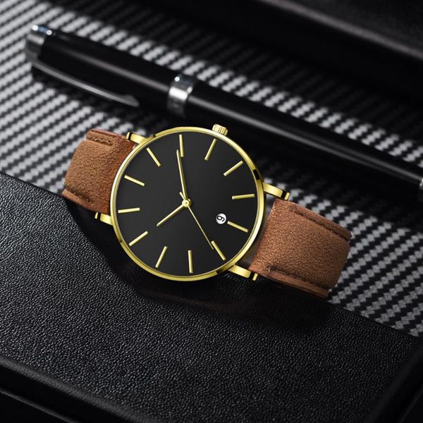 

mens watches 2020 men watch brand no leather steel mesh quartz waterproof date business wristwatch relogio masculino, Slivery;brown