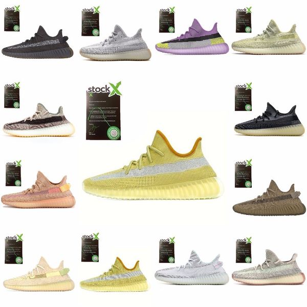 

kanye west static running shoes new israfil cinder desert sage earth tail light zebra womens mens trainers sneakers size 13 luxky j#006489