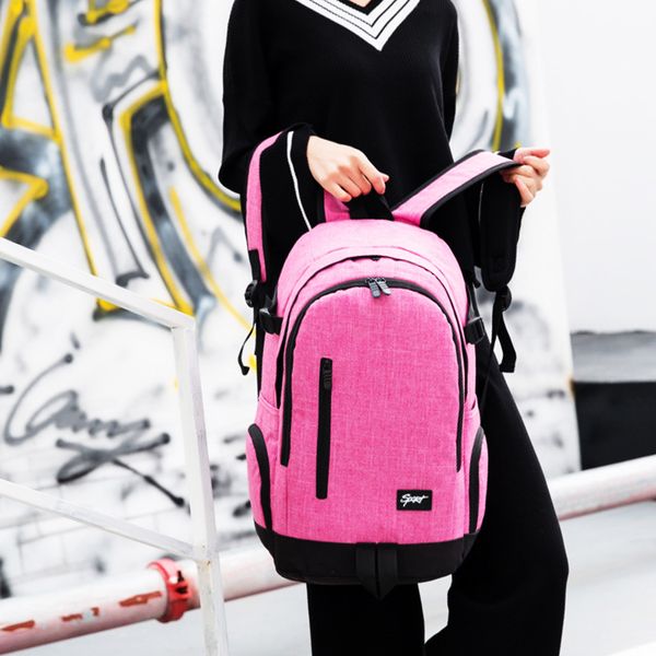 

2019 new korean backpack men and women canvas multifunctional computer travel backpack men women