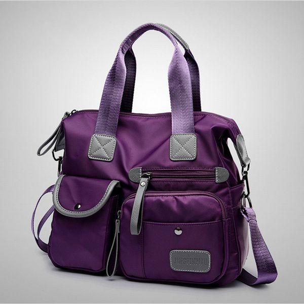 

women multi-pockets shoulder crossbody bag portable outdoor travel handbags multi-functions large capacity tote bag