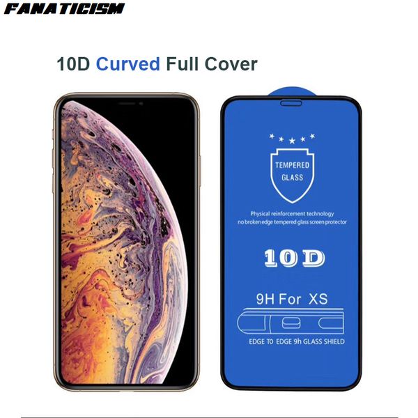 

10d изогнутая безопасность защитного закаленное стекло для iphone 6 7 8 6s плюс й хты хз xsmax 11 про протектор экрана макс стекла