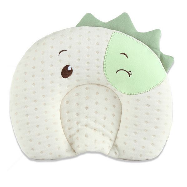 

baby pillow round pure cotton cartoon pillow baby sleeping anti-head shaped pillow soft and comfortable prevent flat head