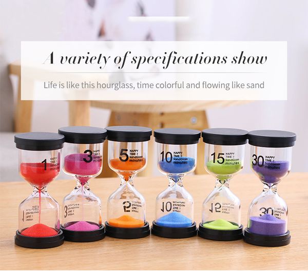 

hourglass 1/3/5/10/15/30 minutes timer 60 minute sand watch clock one hour 45 mins gift timer home decoration accessories hgxsl