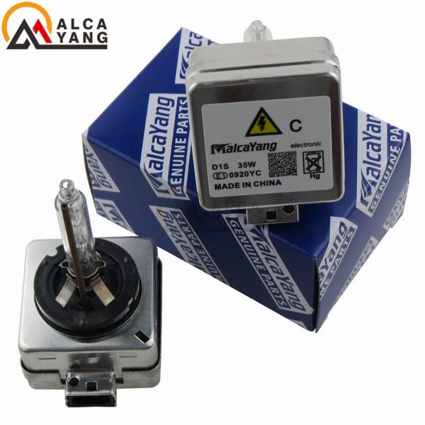

malcayang 2pcs d1s car headlight kit bulb 12v 35w 4300k 6000k xenon bulb