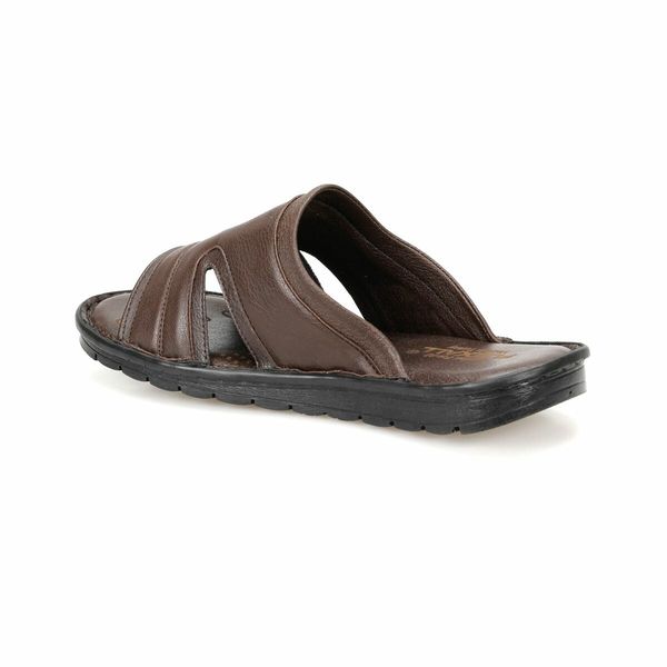 

flo 106 brown mens slippers flexall, Black