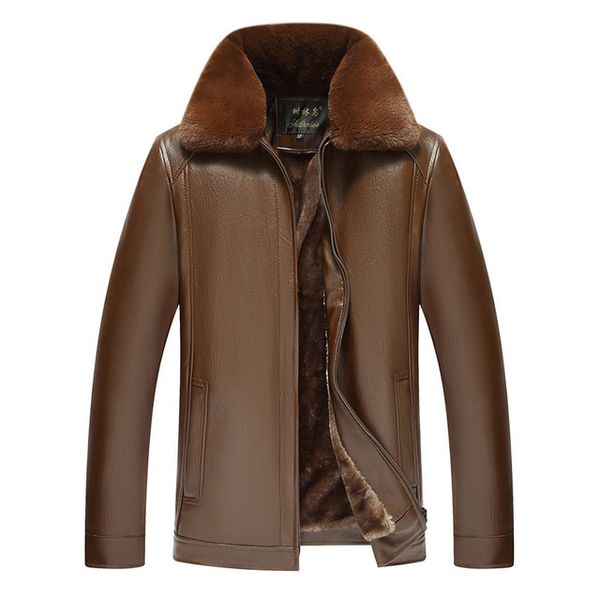 

men's leather jackets autumn new casual motorcycle pu jacket leather coats european size jackets, Black