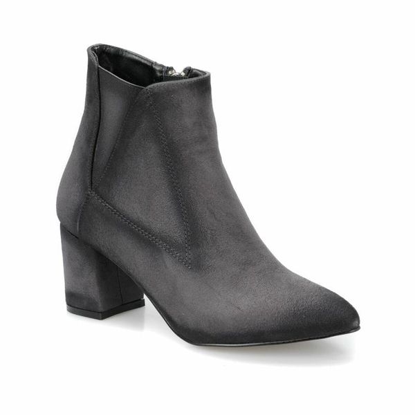 

flo vesley77z серые замшевые женские сапоги butigo, Black