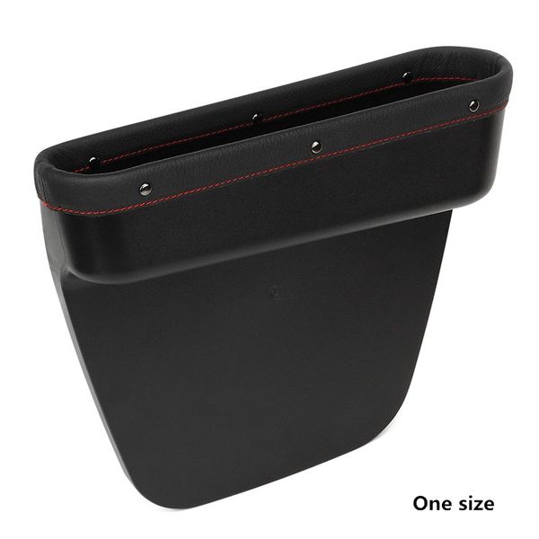 

new design car seat crevice storage box leather auto seat gap filler pockets organizer boxes for phone card cigarettes storage