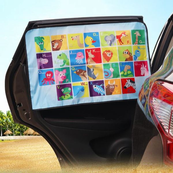 

cartoon magnetic car sun protector side window sunshade curtain summer adjustable sunscreen baby shade solar uv foils