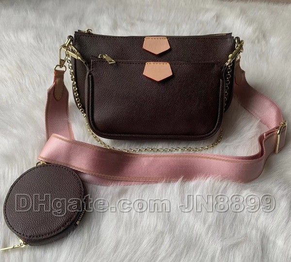 

fashion bags handbags purses women 3pcs sets crossbody bag vintag leather shoulder bags 6 colors straps choose jn8899