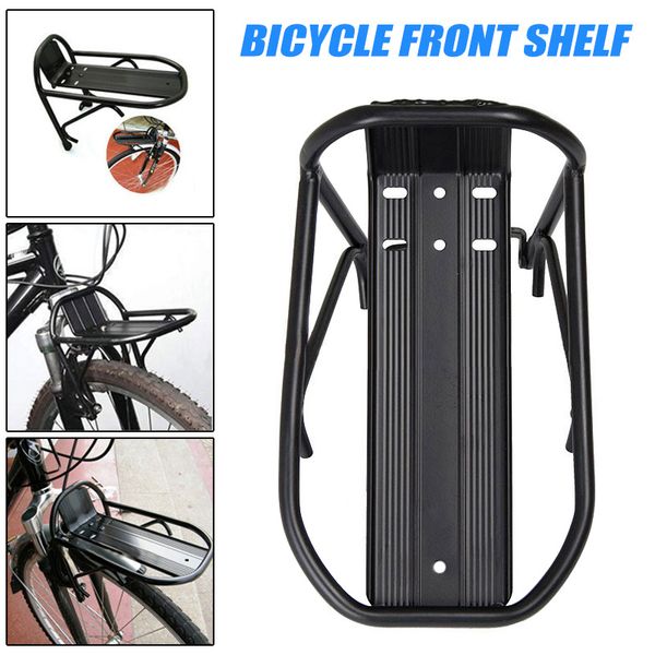 

aluminum alloy bike front rack panniers bag carrier luggage shelf bicycle bracket fh99