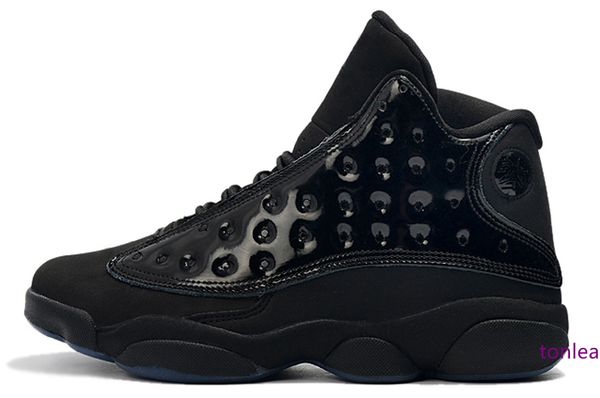 

новый xiii 13 13s колпачок и платье черный баскетбол обувь мужчины 13 спортивные кроссовки высокого качества