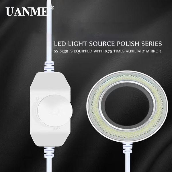

uanme ultrathin 36 led adjustable ring light illuminator lamp for stereo zoom microscope usb plug adjustable brightness