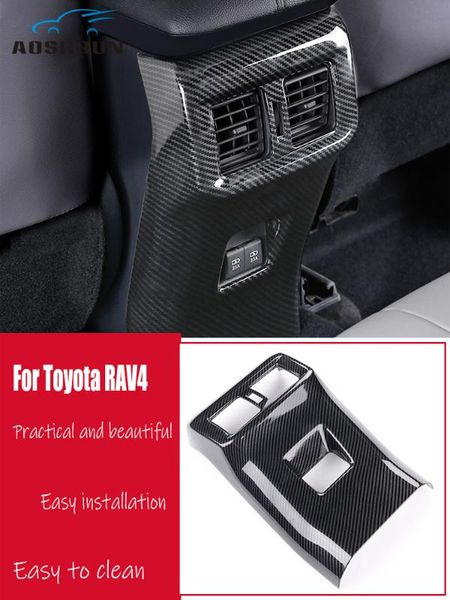 

interior mouldings for rav4 rav 4 xa50 2019 2020 car accessories rear exhaust vent anti-kick cove