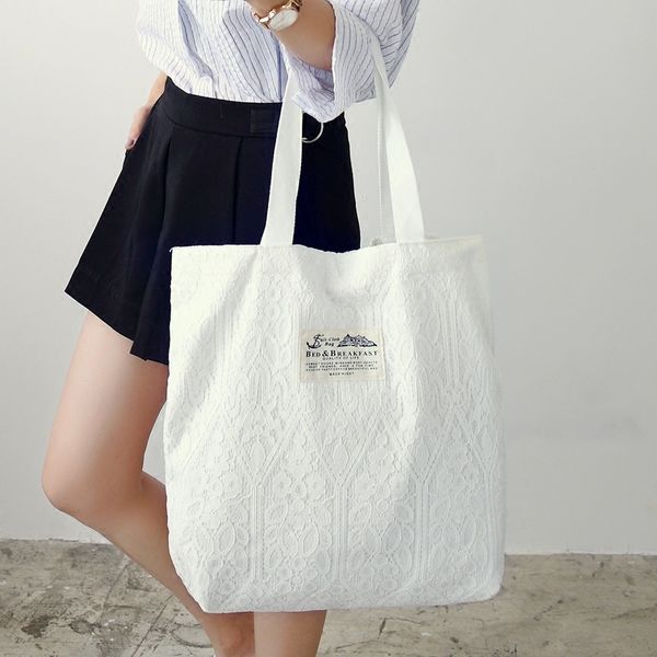 

women's bag 2020 spring canvas bag simple women's handbag shoulder large
