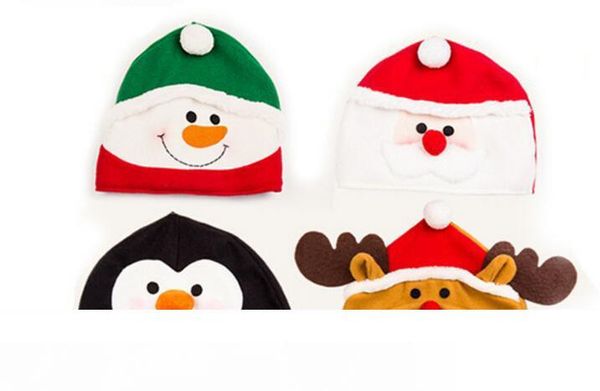 

новый год шляпа детская шляпа рождественская шляпа партия поставок снеговик старик пингвин лось партия фавориты детские шапки 4 стиль беспла, Blue;gray