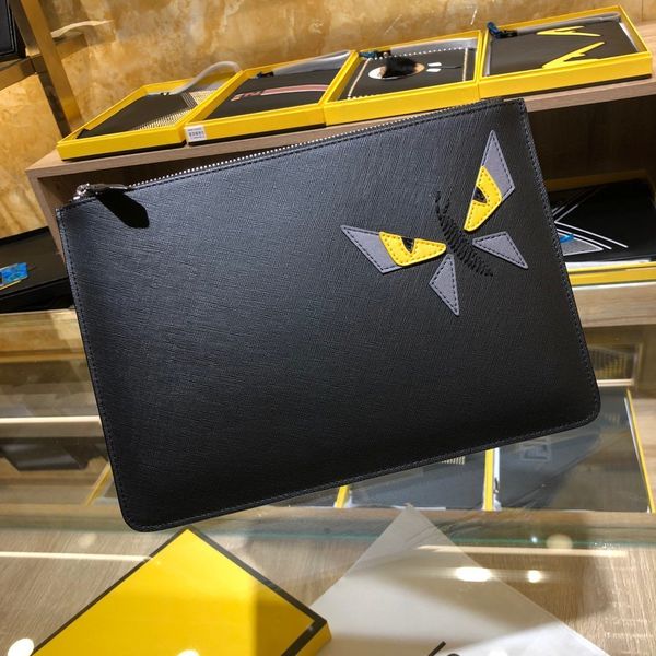 

2023 new leather men's bag1838sj, Black