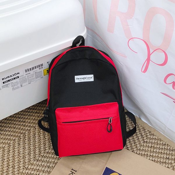 

2019 high-quality sport fashion canvas student backpack school bag